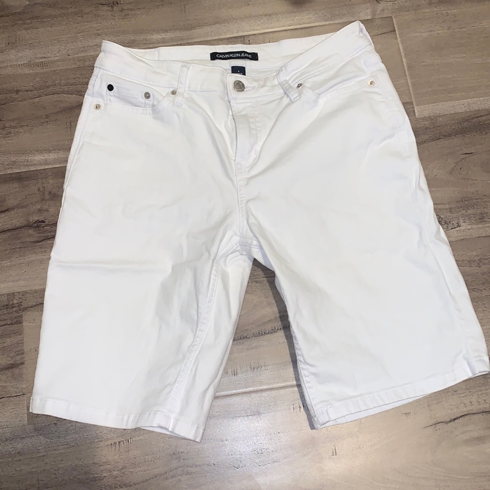 White Calvin Klein Shorts